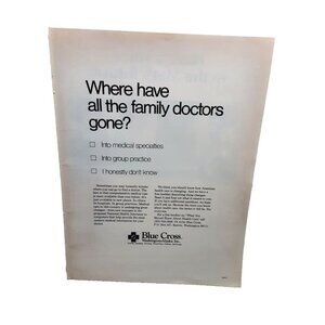 1973 Blue Cross Washington Alaska Region Print Ad vintage 70s